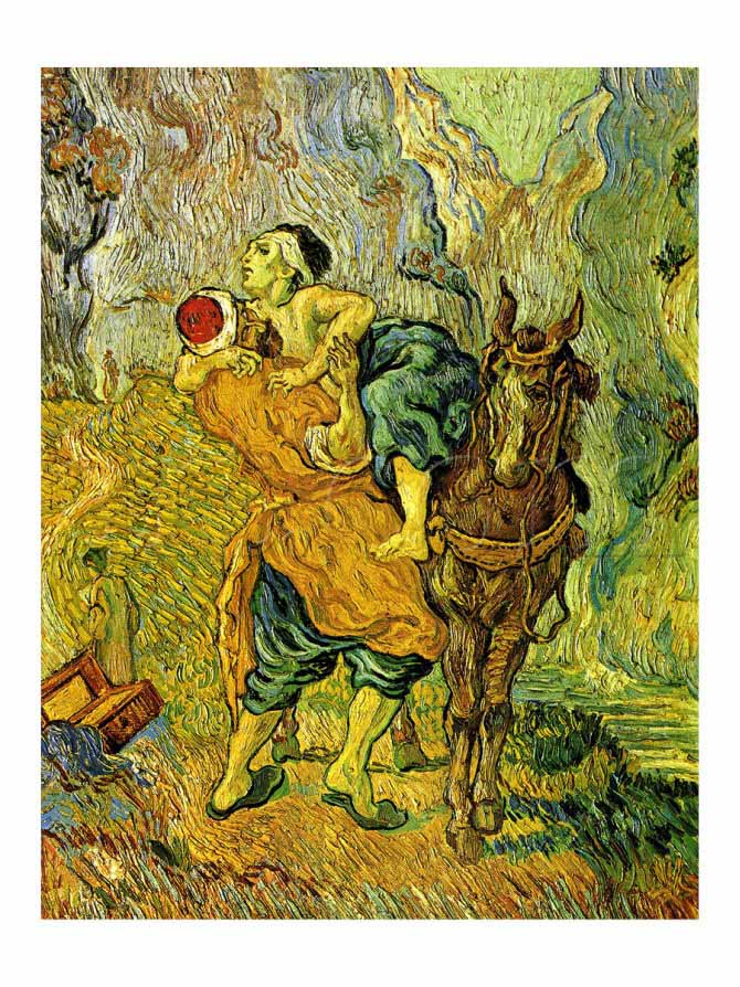 The Good Samaritan - Van Gogh Painting On Canvas